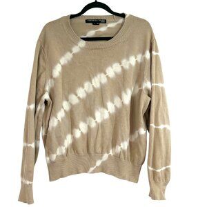 Veronica Beard Nikasha Tie Dye Sweater Tan Size XL Pre-Loved